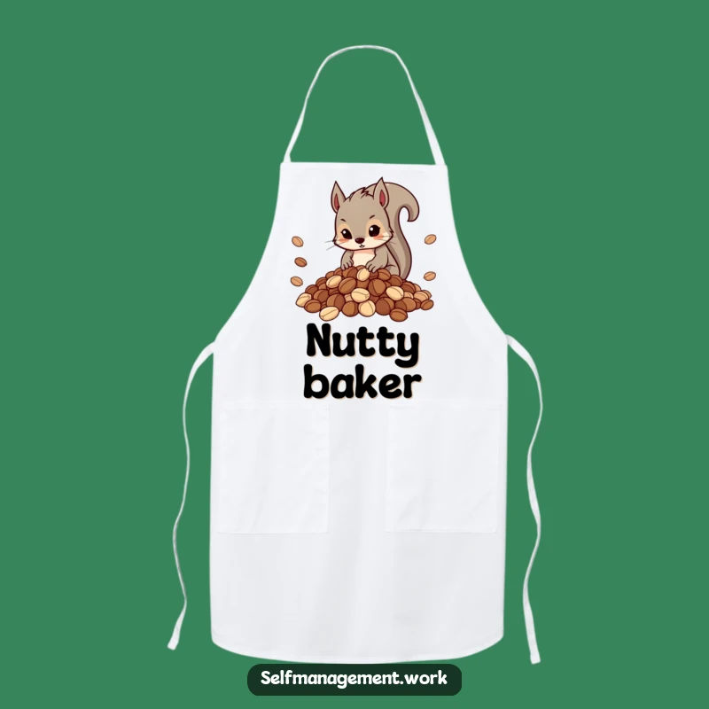 Funny Squirrel Nut Apron: Hilarious Gift for Organized Kitchen Masters