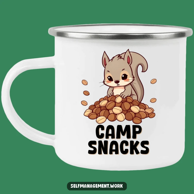 Funny Squirrel Nut Camp Mug: Hilarious Outdoor Gift for Prepared Adventurers