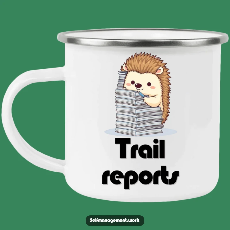 Funny Hedgehog Campfire Mug: Hilarious Outdoor Companion for Organizers