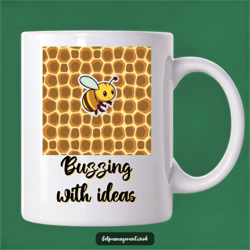 Funny Bee Mug: Organized Honeycomb Creator, Hilarious Gift for Busy Bees