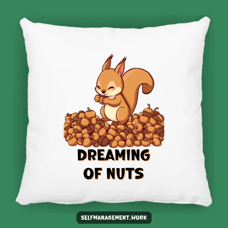 Funny Squirrel Acorn Pillow: Comfy & Hilarious Accent for Your Space
