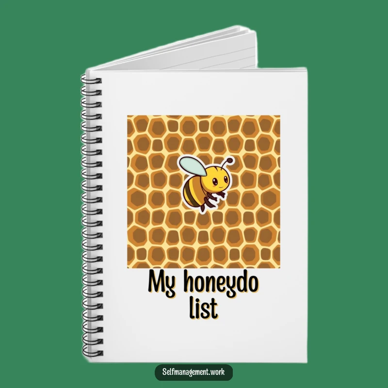 Funny Bee Notebook: Organized Honeycomb Planner, Humorous Gift for Bees