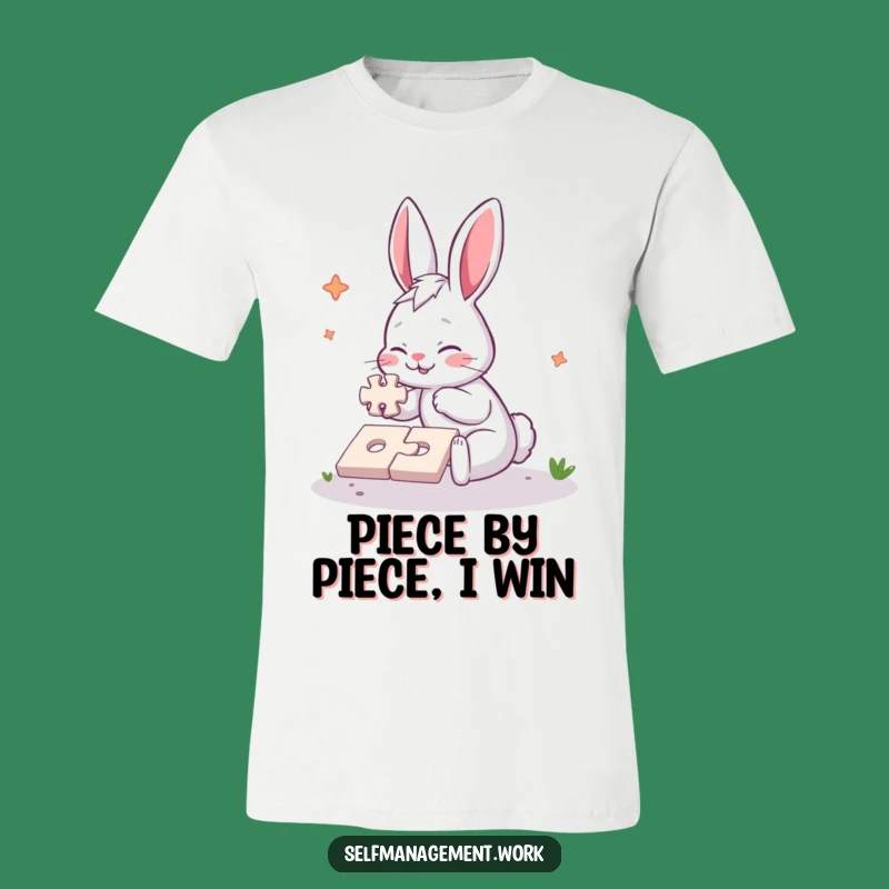 Funny Rabbit T-Shirt: Conquer Puzzles with Hilarious Energy.