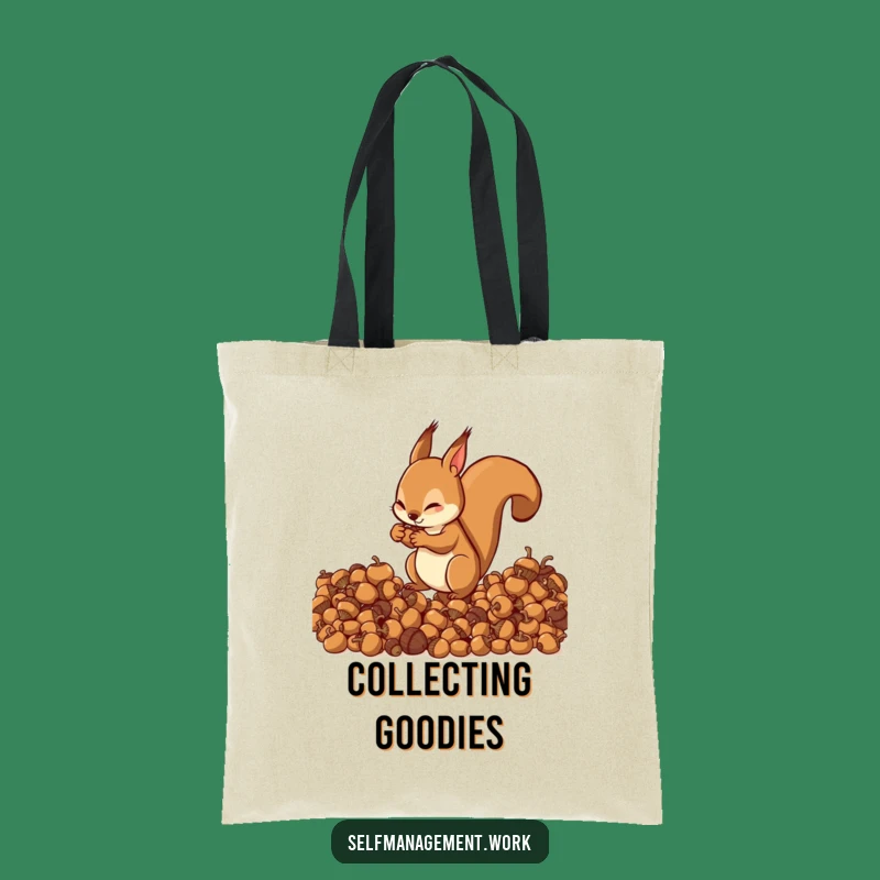 Funny Squirrel Acorn Tote Bag: Hilarious Carry-All for Prepared People