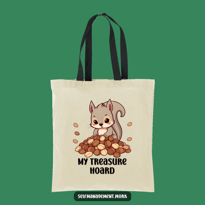 Funny Squirrel Nut Organizer Tote Bag: Practical & Hilarious Gift for the Prepared